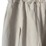 Free People Beach Flax Cream Cropped Wide Leg Pants size large Photo 4