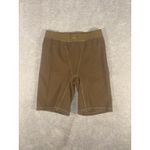 SKIMS  Women's Boyfriend Style Cotton Rib Boxer Shorts Army‎ Green Small Photo 1