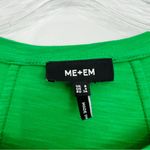 Me + Em Cotton Slub Jersey Raglan T Shirt Swing Dress Kelly Green Size 4 Photo 8