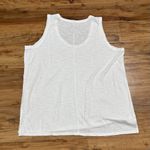 Wonderly  Women's Solid Raw Edge Tank Top Ladies 1X Core Knits White Light Weight Photo 3