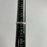 SNOWFLAKE Obsidian Genuine Stone 925 Sterling Silver Ring Black Size 6 Photo 6