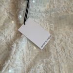 Dance & Marvel Buckle  White Sequin High Waist Going Out Party Shorts size Small Photo 6