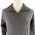 Columbia Black 1/4 Zip Long Sleeve Pullover Fleece Sweater Photo 1