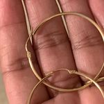 14k Gold Big Hoops Photo 3