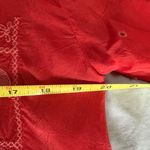 Johnny Was  Elegant Orange Embroidered Cupro‎ Rayon Top Size Medium EUC Photo 4