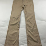 American Eagle LONG Tan Stretch Canvas Kick Boot Pant 6L Photo 0