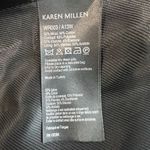 Karen Millen  Tweed Women’s Long‎ Vest Size 8 Wool Cotton Blend Black Photo 6