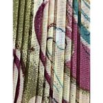 magic scarf company Pleated One Size Stretch Satin Blouse O/s Classic Modest Brown Photo 8