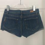 Paige Bobby Cutoff Jean Shorts Stretch Denim Medium Wash Size 26 Photo 3