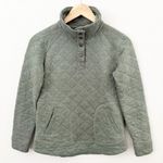 Marmot | Roice Pullover Crocodile Heather Green Jacket Snap Sweatshirt | Small Photo 1