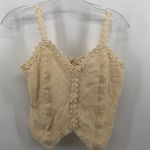 Chavin Cotton cropped top cottage core size S coquette festival western boho Photo 3