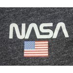 NASA American Flag Graphic Crop Top Space Agency Retro T Photo 2