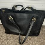 Tory Burch  Black Saffiano Leather Tote Photo 8