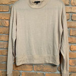 J.Crew Women's Supercozy Mock Neck Long Sleeve Pullover Sweater Tan - Size S Photo 0