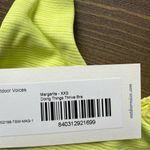 Outdoor Voices Size XXS Doing Things Thrive Bra Margarita Yellow Green NEW Photo 11