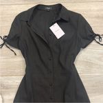 Theory NWT Caliver Black Shirtdress Photo 3