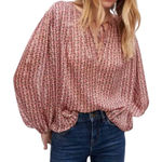 Maje  Lolivate Printed Top Size 2 New MSRP $265.00 Photo 0