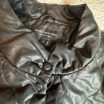 Andrew Marc Marc New York Faux Leather Cropped Puffer Coat large Photo 3