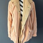 Free People Beachy Hooded Moto Jacket Peach Size Small Photo 1