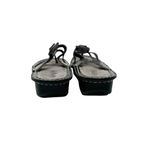 Alegria Pisa Chrome Patent Leather Sandals Silver Gray Size 38 Photo 7