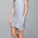 Lululemon  Womens Cut Above Tee Shirt Dress in Blue Heathered Spacedye Size 6 Photo 0