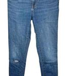 Everlane  women's distressed high rise denim blue jeans size 27 TALL (long) Photo 0