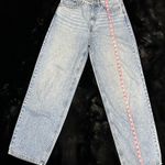 ZARA blue wide leg high waist jeans Photo 5