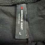 NWOT American Giant Women's Black Ponte Straight Pant Pull Photo 5