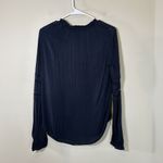 Scotch & Soda  Women's Small Blouse‎ Dane la Nuit Long Sleeve neck Tie eyelet Photo 9