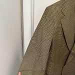Lubiam Blazer Sports Coat Jacket Men's 50R‎ Wool/Silk Plaid Made In Italy Brown Size M Photo 14