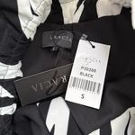 Gracia NWT  Wide Leg Lined High Waisted Belted Pants | Black/White | Small Photo 6