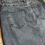 REWASH Medium Wash Denim Skirt Photo 2
