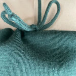 Vintage 70s l Ruffin Ruffinknit Cropped Sweater Green M Size M Photo 6