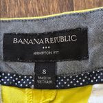 Banana Republic Hampton Fit Yellow Shorts Size 8 Photo 4