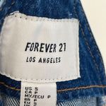 Forever 21 2/$30 Medium Wash Blue Denim Jean Overall Dress S Photo 6