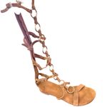 Free People Road Trip Tall Gladiator Sandals Size 37 Festival BOHO Hippie Shoes Photo 9