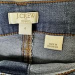 J Crew Factory Women's Button Front Denim Skirt Knee Length Blue Size 4 Photo 4