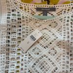 Anthropologie  Shavonne White Lace Blouse size Medium‎ NWT Photo 7