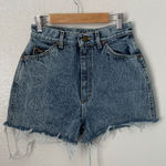 Lee Vintage 90s  acid wash high waist cut off jean shorts 24 Photo 0