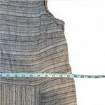 J. Jill Pure grey Linen Faux Wrap Shift Dress tunic Normcore Sz M Gray Size M Photo 3