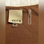 Ecru  sequin geometric print top NWOT Photo 2