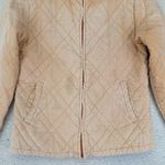 Vintage Forecast‎ Sport Womens Quilted Corduroy Jacket Full Zip Beige Large 44 Tan Size undefined Photo 3