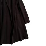 Eileen Fisher  Boiled Wool Coat Chocolate Brown Capsule Minimalist Size Small Photo 5