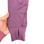 The North Face  Athletic Womens 1/4 Zip Pullover Top Purple Long Sleeve Size M Photo 3