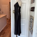 Victoria's Secret Victoria Secret lace up sides satin maxi slip dress Photo 1