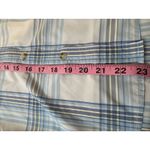 Eddie Bauer NWT  Shirt Womens Blue Plaid Adventurer Dry Size Medium UPF 50 Photo 6