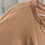 Nuuds Cinnamon Brown 100% Cotton Muscle Tee Tshirt Womens Size XXL Tan Photo 1
