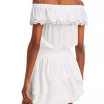 Ramy Brook NWT Cynthia Off the Shoulder Mini Dress in Ivory-Size Small Photo 1