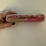 Vera Bradley Quilted Fabric Glasses Hard Case Petal Pink Green Floral VTG Photo 3