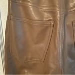 PacSun Brown Vegan Leather Flare pants - size XS Photo 5